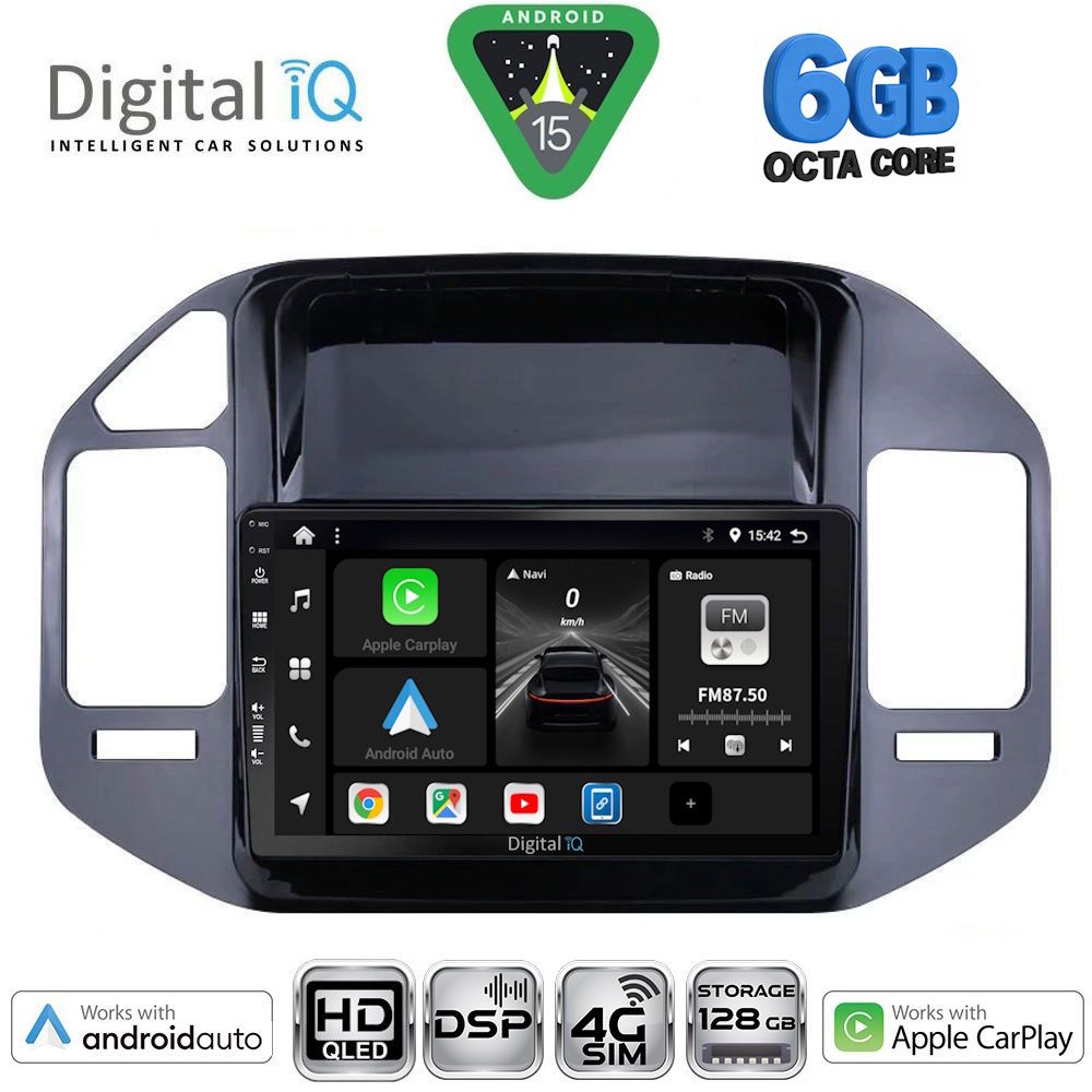 BXF17444-15 DIGITAL IQ BXF 17444_CPAA (9inc) MULTIMEDIA TABLET for MITSUBISHI PAJERO mod. 1999-2006 - Image 1