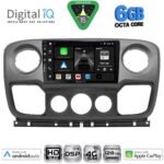 DIGITAL IQ BXF 17463_CPAA (10inc) MULTIMEDIA TABLET for NISSAN NV400 - OPEL MOVANO - RENAULT MASTER mod. 2010-2020