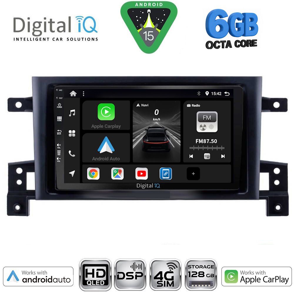 BXF17696-15 DIGITAL IQ BXF 17696_CPAA (9inc) MULTIMEDIA TABLET for SUZUKI GRAND VITARA mod. 2005-2015 - Image 1