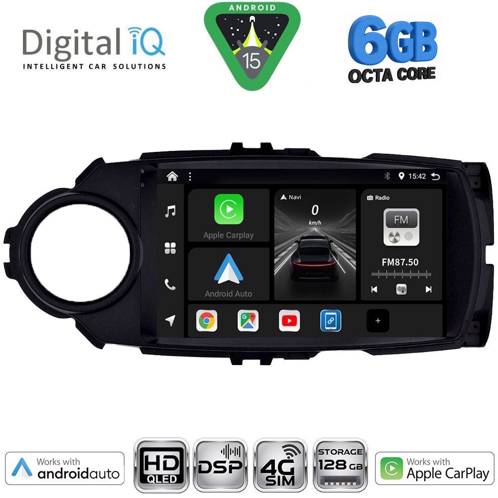 BXF17737FL-15 DIGITAL IQ BXF 17737FL_CPAA (9inc) MULTIMEDIA TABLET for TOYOTA YARIS mod. 2015-2020 - Image 1
