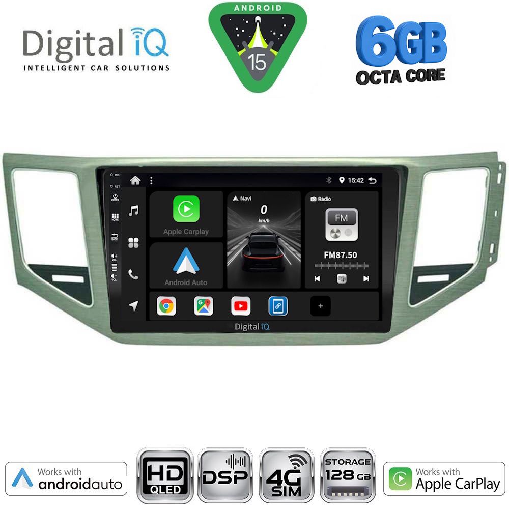BXF17745-15 DIGITAL IQ BXF 17745_CPAA (SL) (10inc) MULTIMEDIA TABLET for VW GOLF SPORTSVAN mod. 2014-2021 - Image 1