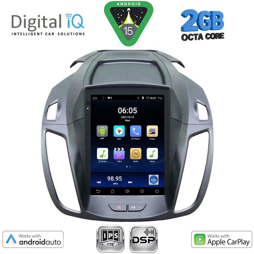 BXF5964_15 DIGITAL IQ BXF 5964_CPAA TESLA STYLE for FORD KUGA mod. 2013-2019 - Image 1