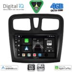 DIGITAL IQ BXF 16108SQ_CPAA (9inc) MULTIMEDIA TABLET for DACIA LOGAN – SANDERO mod. 2012-2019