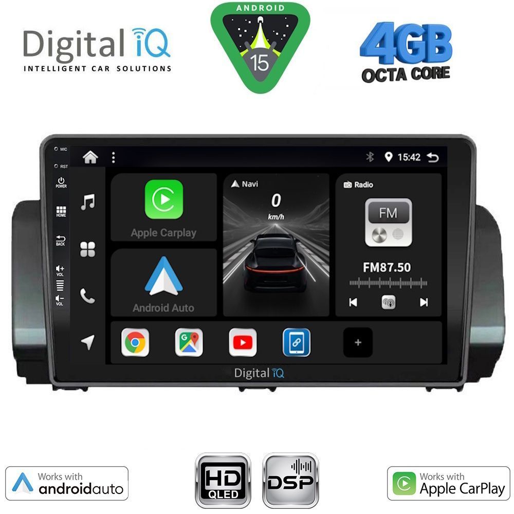 BXF6109_15 DIGITAL IQ BXF 16109_CPAA (9inc) MULTIMEDIA TABLET for DACIA LOGAN - SANDERO - JOGGER mod. 2020-2026 - Image 1