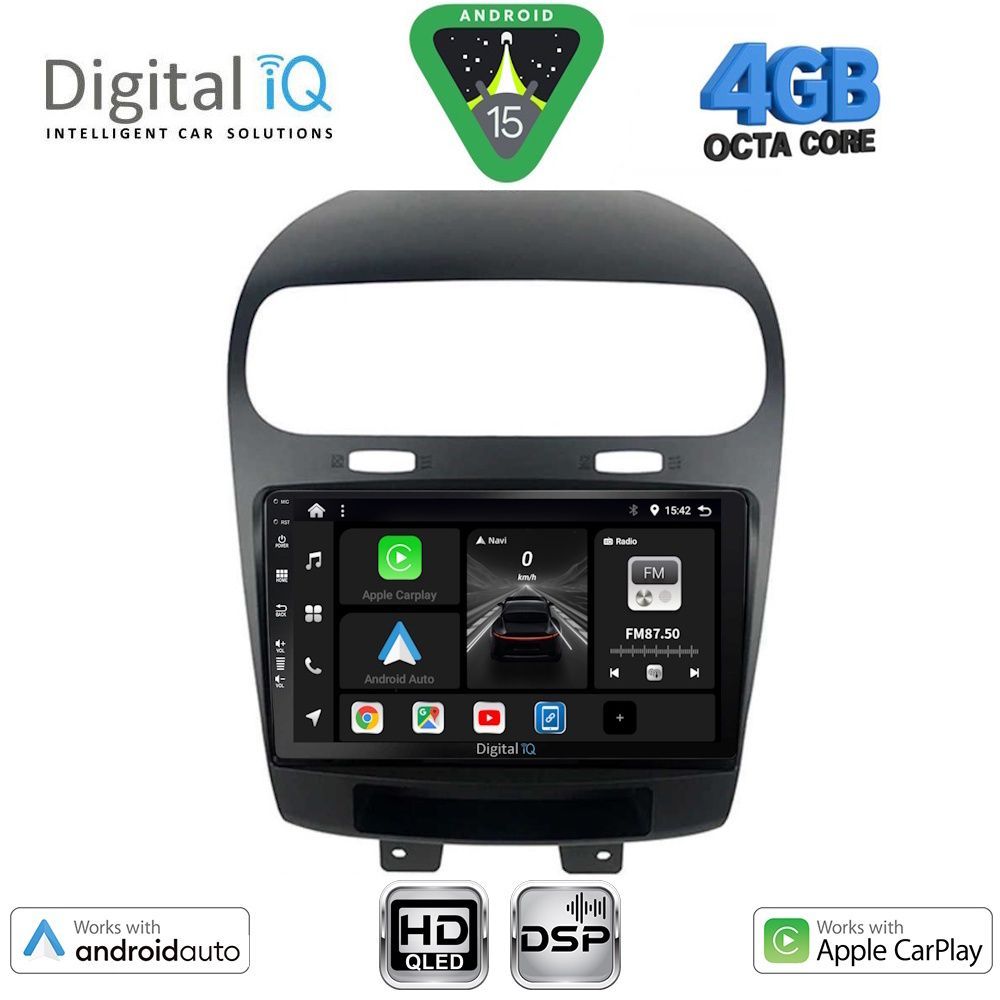 BXF6144_15 DIGITAL IQ BXF 16144_CPAA (9inc) MULTIMEDIA TABLET for FIAT FREEMONT mod. 2008-2020 - Image 1