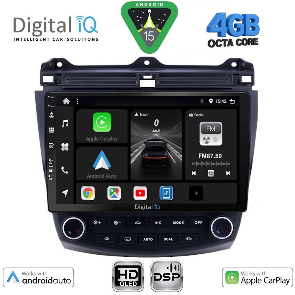 BXF6182_15 DIGITAL IQ BXF 17182_CPAA (10inc) MULTIMEDIA TABLET for HONDA ACCORD mod. 2003-2007 - Image 1