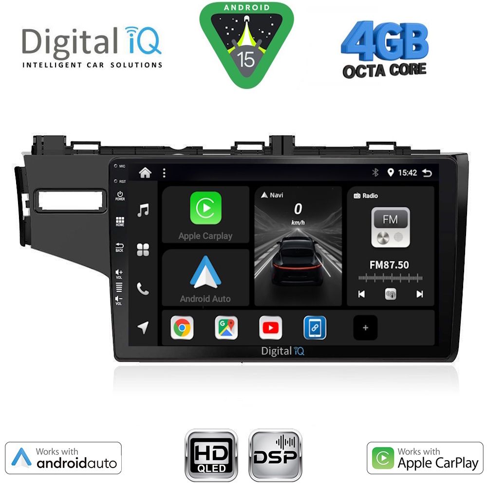BXF6212_15 DIGITAL IQ BXF 16212_CPAA (10inc) MULTIMEDIA TABLET for HONDA JAZZ mod. 2013-2019 - Image 1