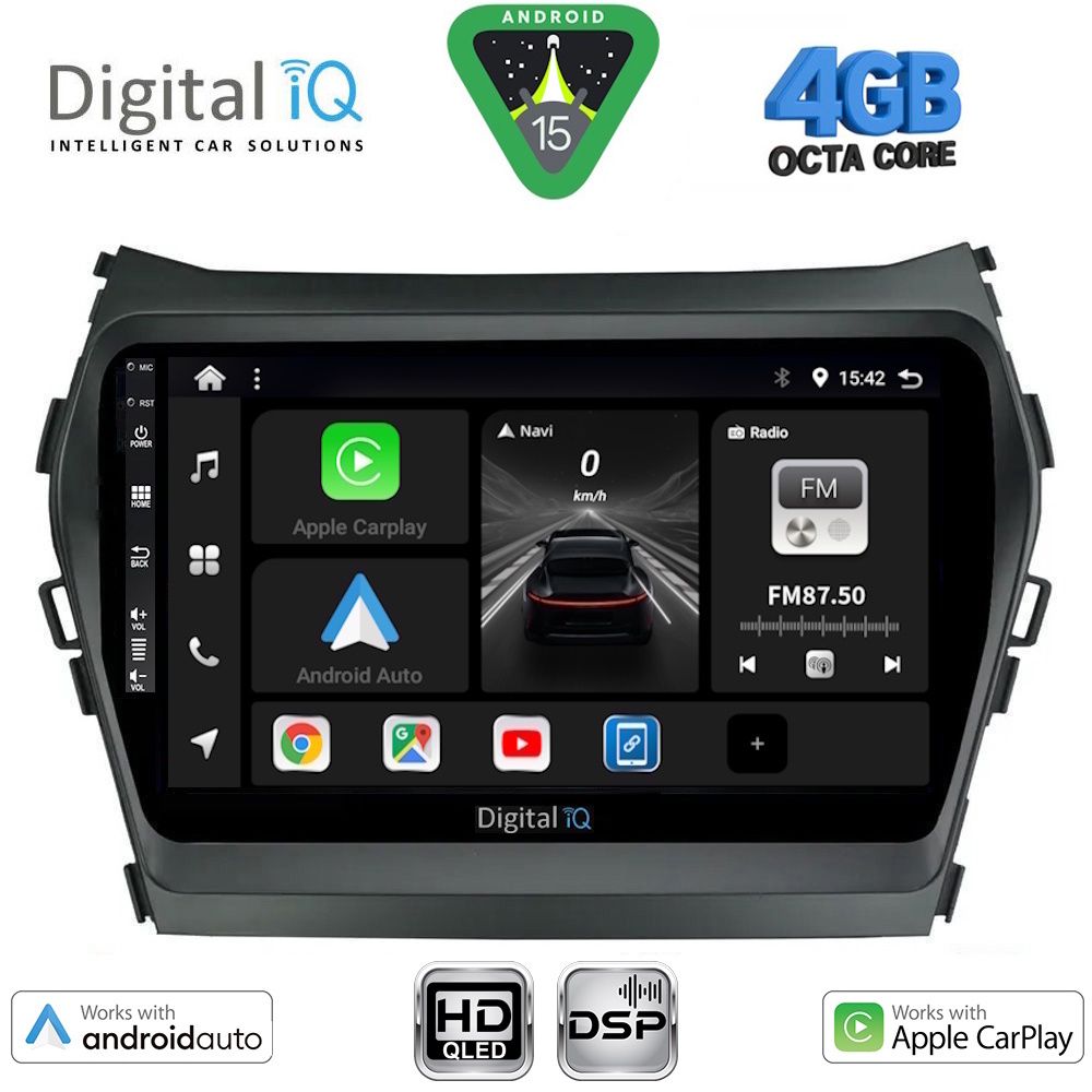 BXF6238_15 DIGITAL IQ BXF 16238_CPAA (9inc) MULTIMEDIA TABLET for HYUNDAI IX45 - SANTA FE mod. 2013-2017 - Image 1