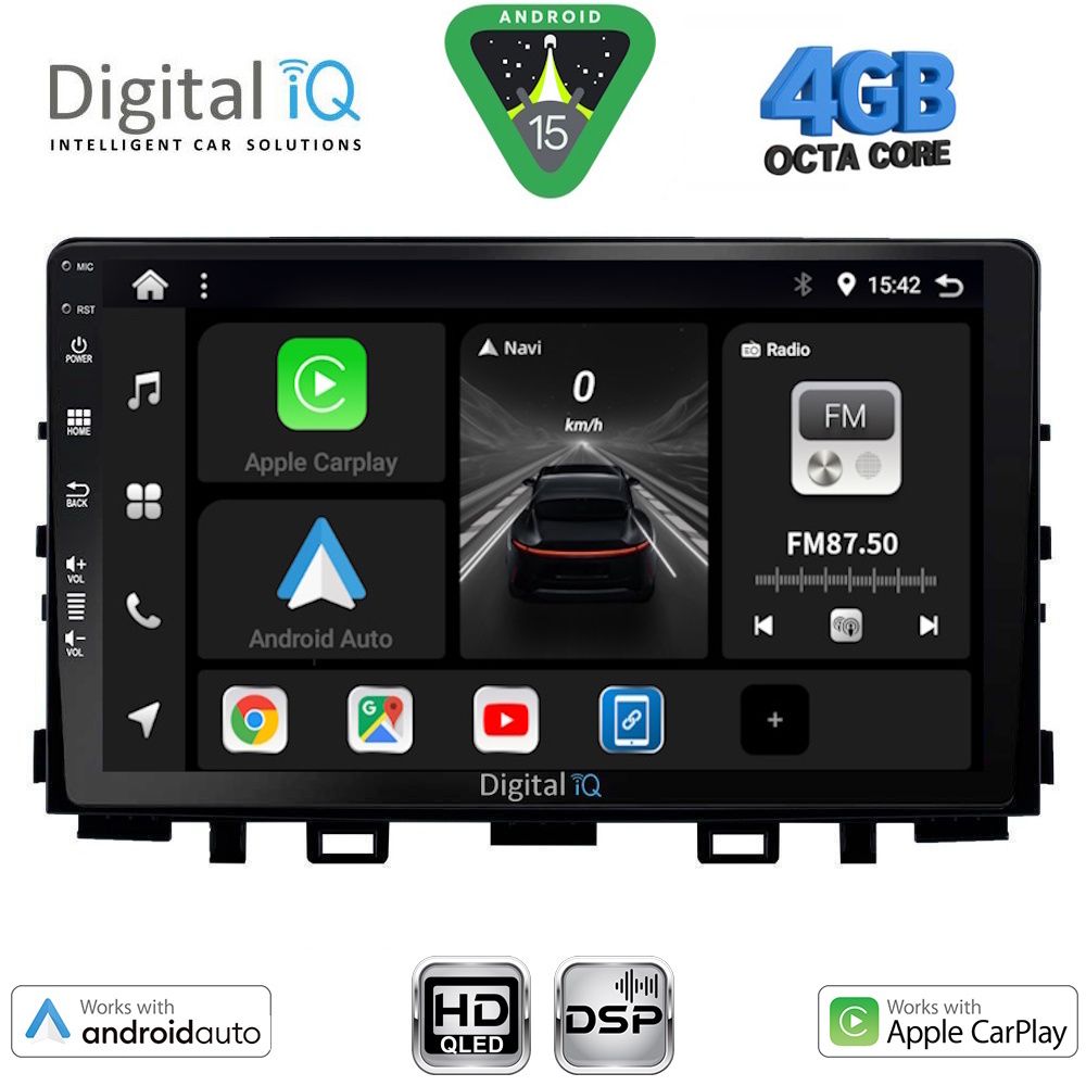 BXF6316_15 DIGITAL IQ BXF 16316_CPAA (9inc) MULTIMEDIA TABLET for KIA RIO mod. 2018-2026 – STONIC mod. 2017-2026 - Image 1