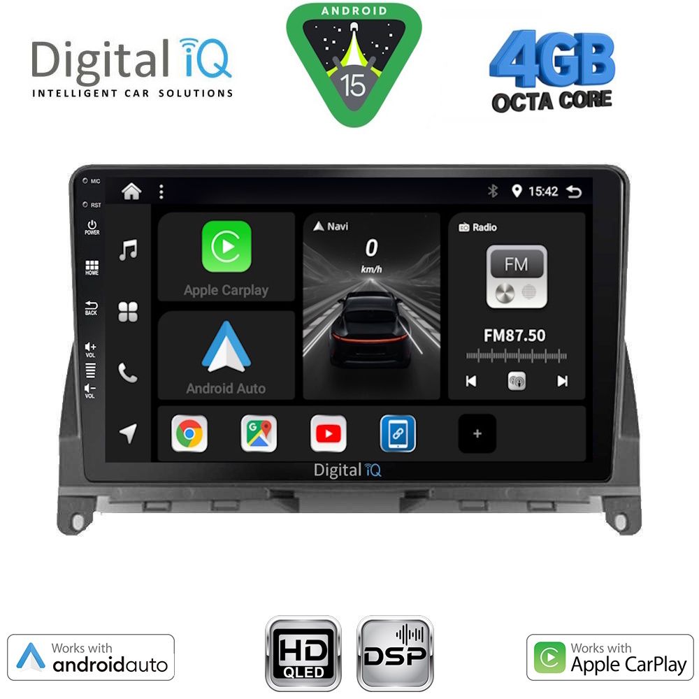BXF6405_15 DIGITAL IQ BXF 16405_CPAA (9inc) MULTIMEDIA TABLET for MERCEDES C (W204) mod. 2007-2011 - Image 1