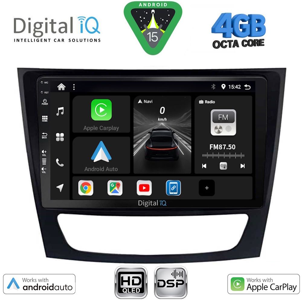 BXF6408_15 DIGITAL IQ BXF 16408_CPAA (9inc) MULTIMEDIA TABLET for MERCEDES E (W211) – CLS (W219) mod. 2003-2009 - Image 1