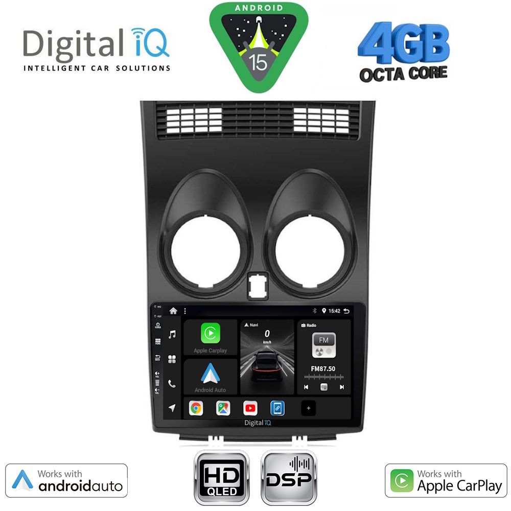 BXF6466_15 DIGITAL IQ BXF 16466_CPAA (9inc) MULTIMEDIA TABLET for NISSAN QASHQAI mod. 2007-2014 - Image 1