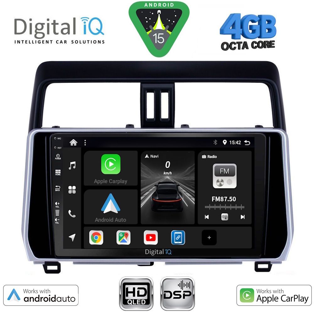BXF6739_15 DIGITAL IQ BXF 16739_CPAA (10inc) MULTIMEDIA TABLET for TOYOTA LAND CRUISER mod. 2019-2023 - Image 1