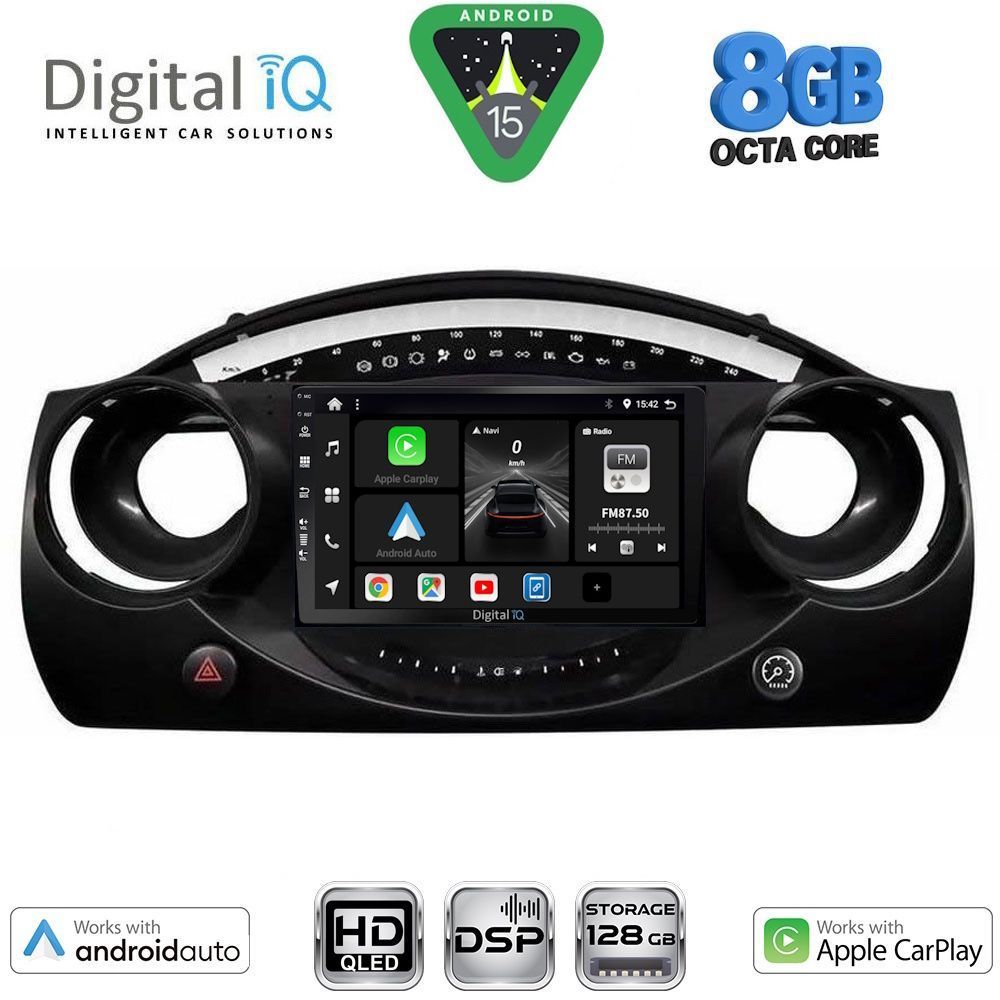 BXF7063_15 DIGITAL IQ BXF 7063_CPAA (9inc) MULTIMEDIA TABLET for MINI COOPER (R50-R52-R53) mod. 2000-2006 - Image 1