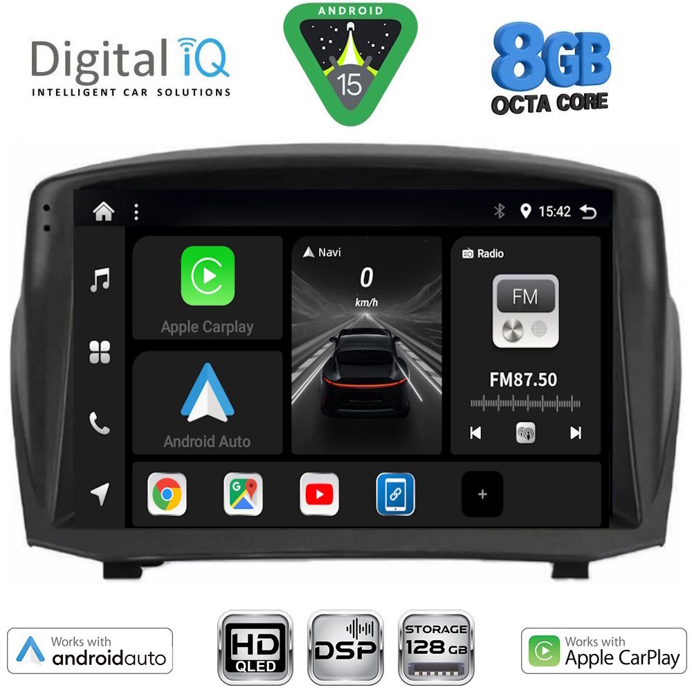 BXF7154B_15 DIGITAL IQ BXF 7154B_CPAA (9inc) MULTIMEDIA TABLET for FORD FIESTA mod. 2008-2017 - Image 1