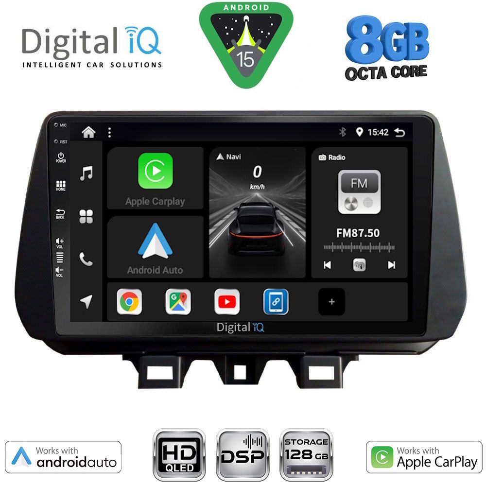 BXF7244_15 DIGITAL IQ BXF 7244_CPAA (9inc) MULTIMEDIA TABLET for HYUNDAI TUCSON mod. 2019-2023 - Image 1