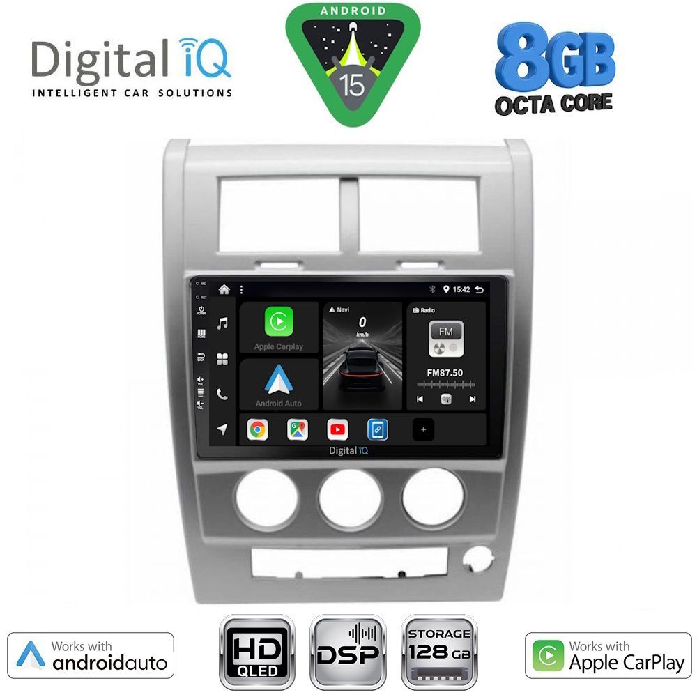 BXF7270_15 DIGITAL IQ BXF 7270_CPAA (10inc) MULTIMEDIA TABLET for JEEP CHEROKEE – LIBERTY mod. 2007-2014 - Image 1