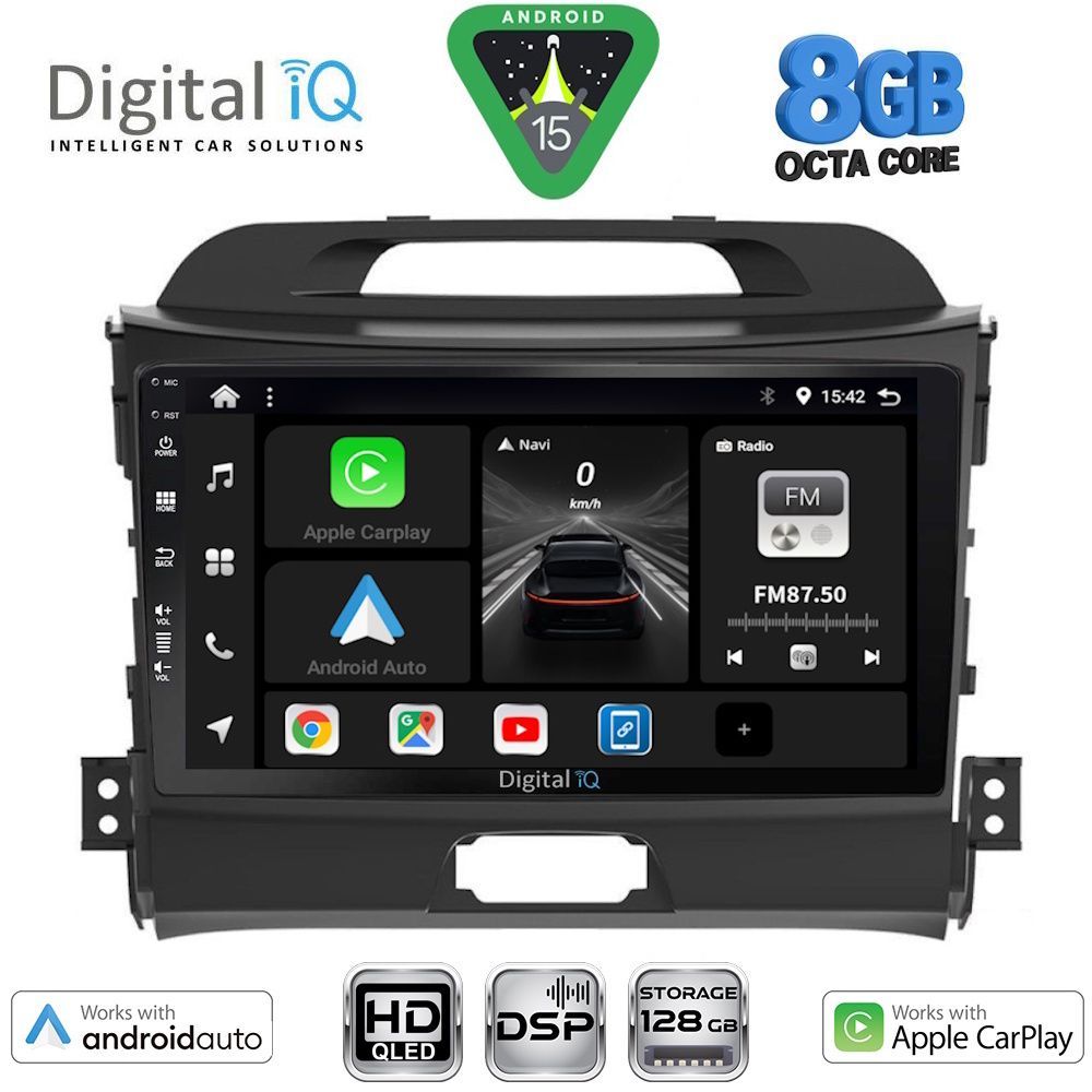 BXF7325_15 DIGITAL IQ BXF 7325_CPAA (9inc) MULTIMEDIA TABLET for KIA SPORTAGE mod. 2010-2015 - Image 1