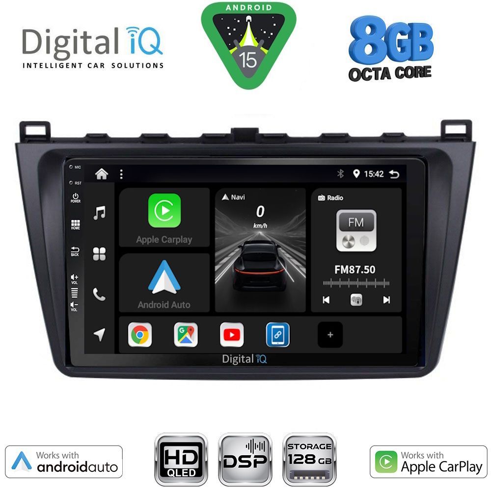 BXF7377_15 DIGITAL IQ BXF 7377_CPAA (9inc) MULTIMEDIA TABLET for MAZDA 6 mod. 2008-2012 - Image 1