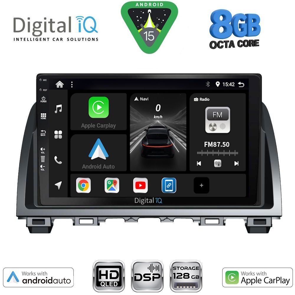 BXF7378_15 DIGITAL IQ BXF 7378_CPAA (9inc) MULTIMEDIA TABLET for MAZDA 6 mod. 2012-2017 - Image 1