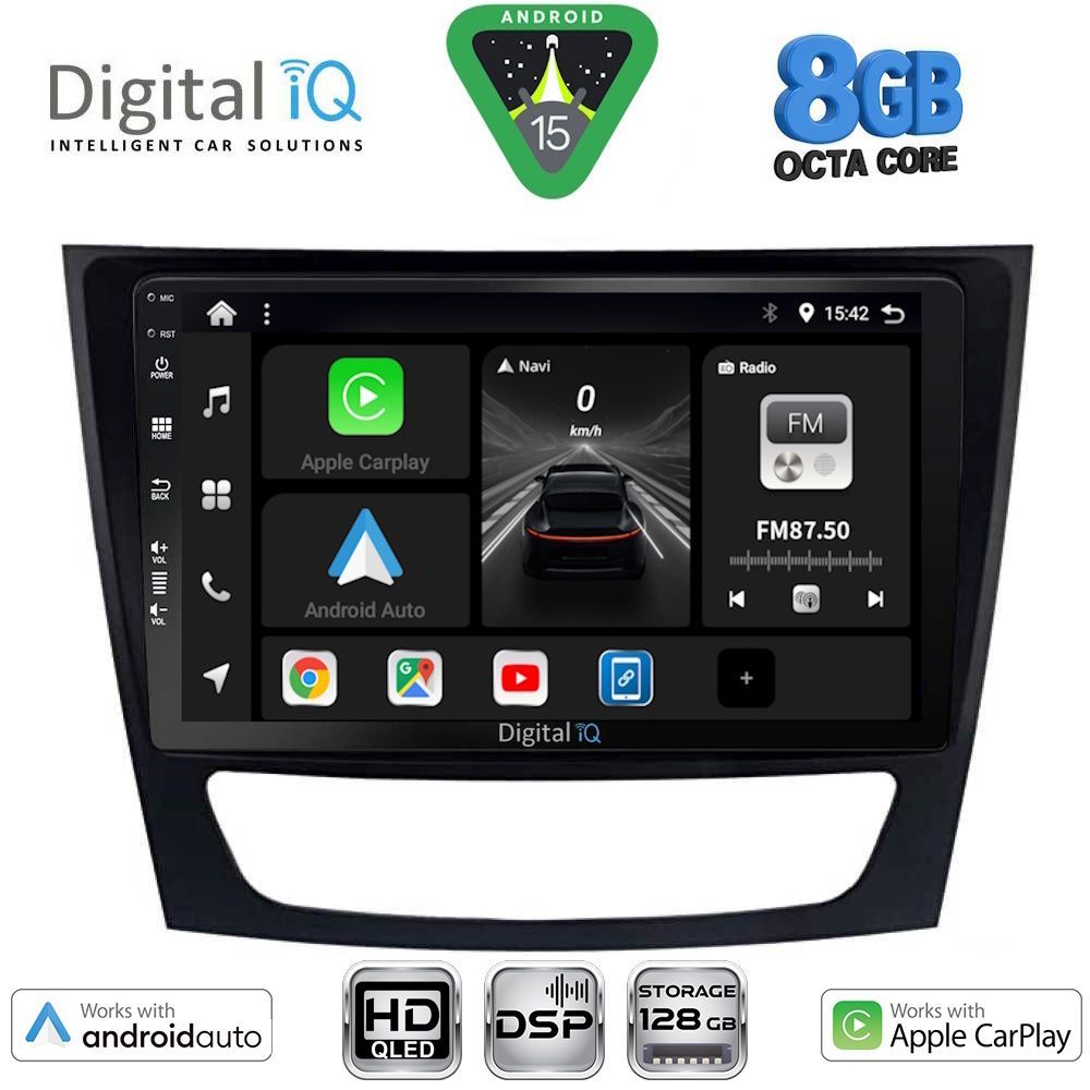 BXF7408_15 DIGITAL IQ BXF 7408_CPAA (9inc) MULTIMEDIA TABLET for MERCEDES E (W211) – CLS (W219) mod. 2003-2009 - Image 1