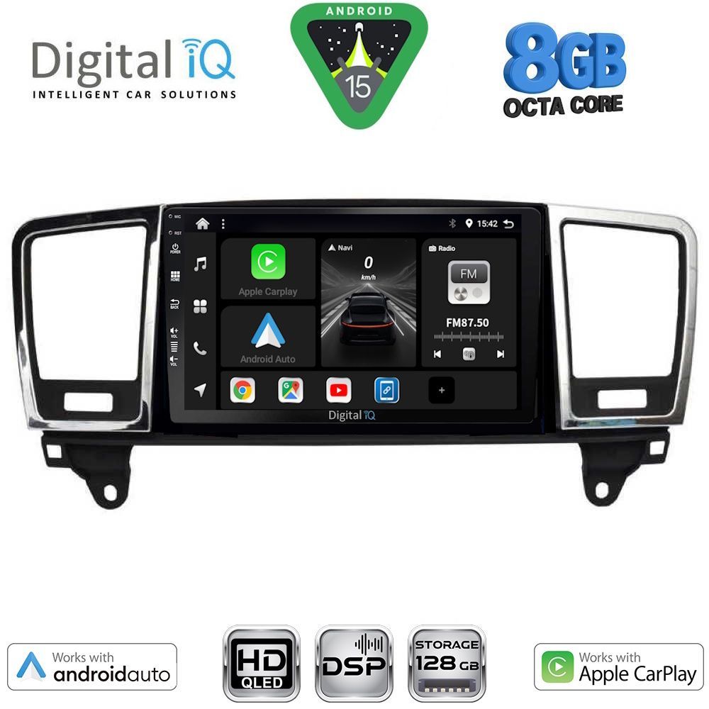 BXF7415_15 DIGITAL IQ BXF 7415_CPAA (9inc) MULTIMEDIA TABLET for MERCEDES ML (W166) – GL (X166) mod. 2011-2019 - Image 1
