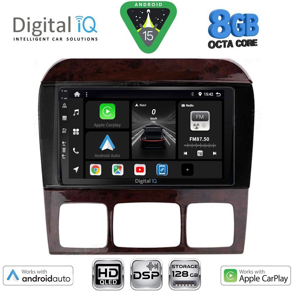BXF7426_15 DIGITAL IQ BXF 7426_CPAA (9inc) MULTIMEDIA TABLET for MERCEDES S W220 mod. 1998-2005 - Image 1