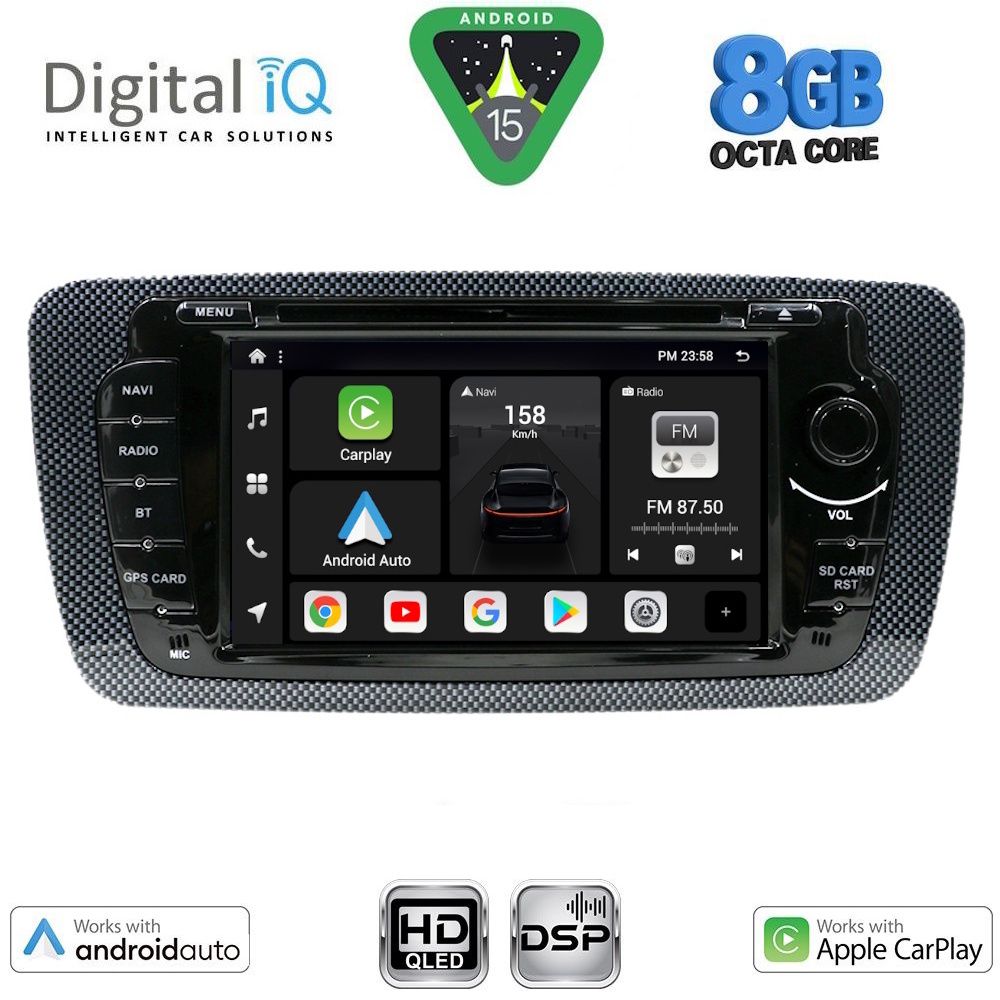 BXF747-15 DIGITAL IQ BXF 746_CPAA (7" DVD) MULTIMEDIA SYSTEM for SEAT IBIZA mod. 2008-2015 - Image 1