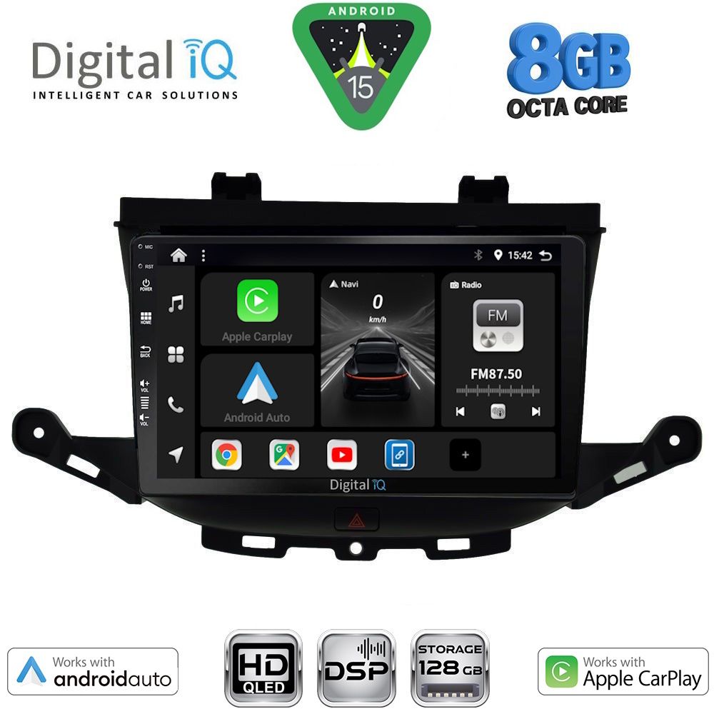 BXF7483_15 DIGITAL IQ BXF 7483_CPAA (9inc) MULTIMEDIA TABLET for OPEL ASTRA K mod. 2015-2023 - Image 1