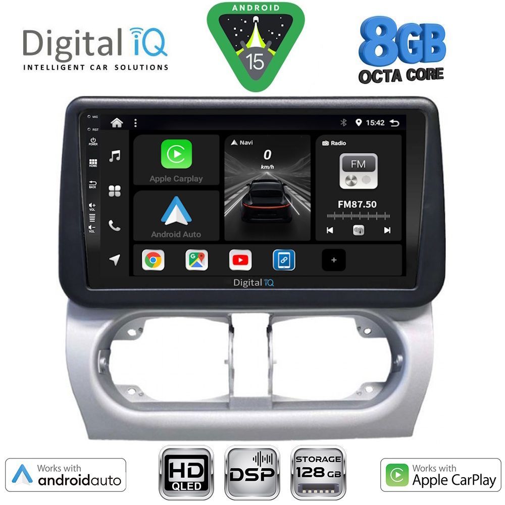 BXF7500_15 DIGITAL IQ BXF 7500_CPAA (9inc) MULTIMEDIA TABLET for OPEL CORSA C mod 2000-2006 - TIGRA mod. 2004-2009 - Image 1