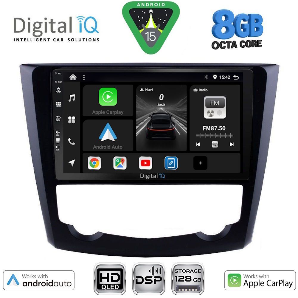 BXF7549_15 DIGITAL IQ BXF 7549_CPAA (9inc) MULTIMEDIA TABLET for RENAULT KADJAR mod. 2015-2022 - Image 1