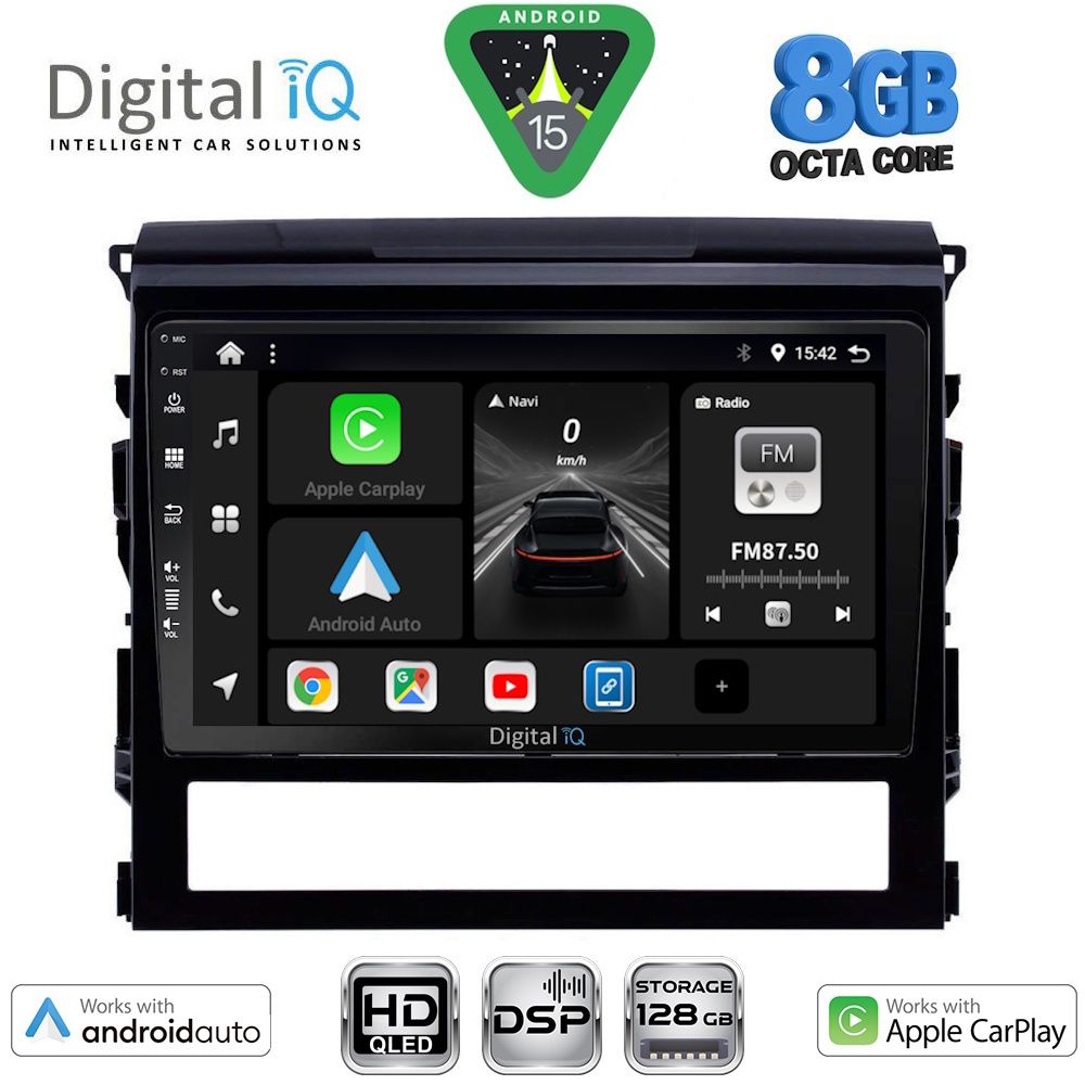 BXF7725_15 DIGITAL IQ BXF 7725_CPAA (9inc) MULTIMEDIA TABLET for TOYOTA LANDCRUISER mod. 2016-2019 - Image 1