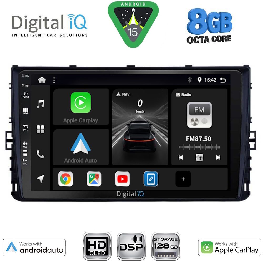 BXF7758_15 DIGITAL IQ BXF 7758_CPAA (9inc) MULTIMEDIA TABLET for VW POLO – TROC – TCROSS mod. 2017-2026 - Image 1