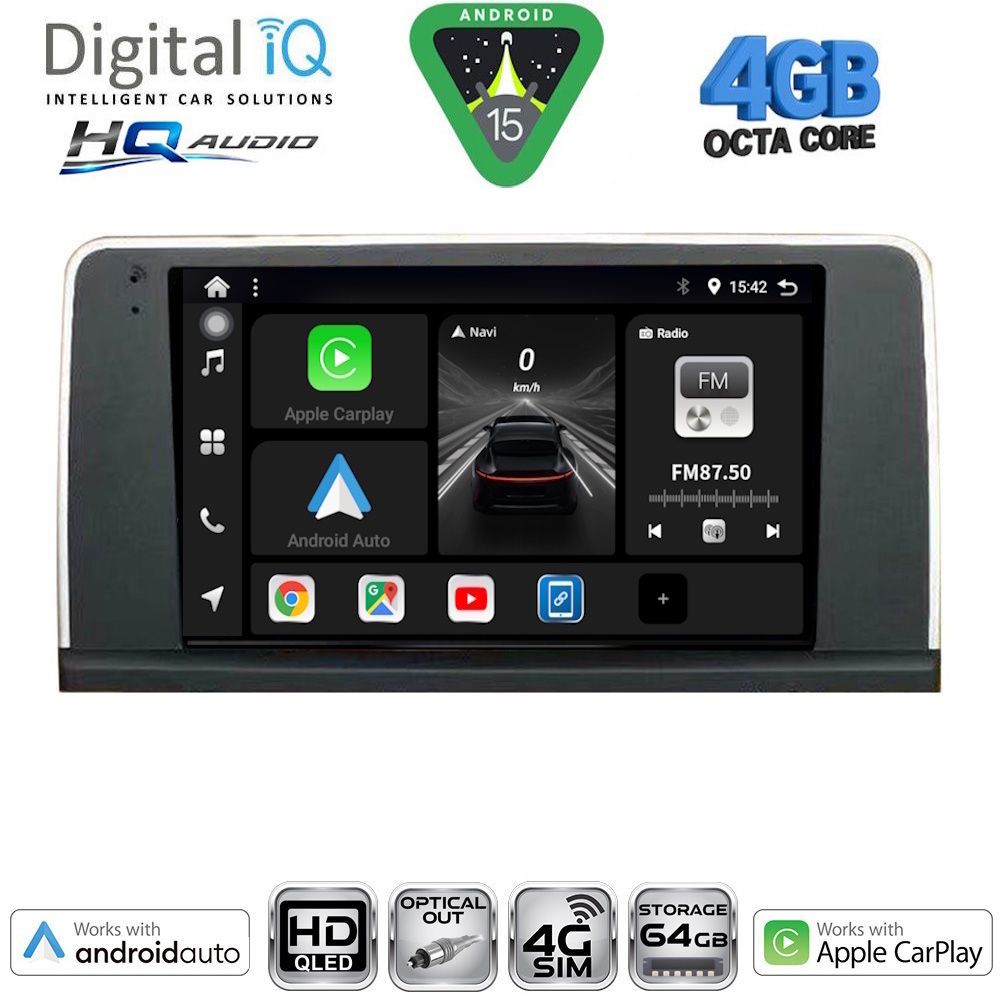 BXK19050-15 DIGITAL IQ BXK 19060_CPAA (9inc) (CCC) MULTIMEDIA TABLET for BMW X5 (E70) – X6 (E71) mod. 2006-2009 - Image 1