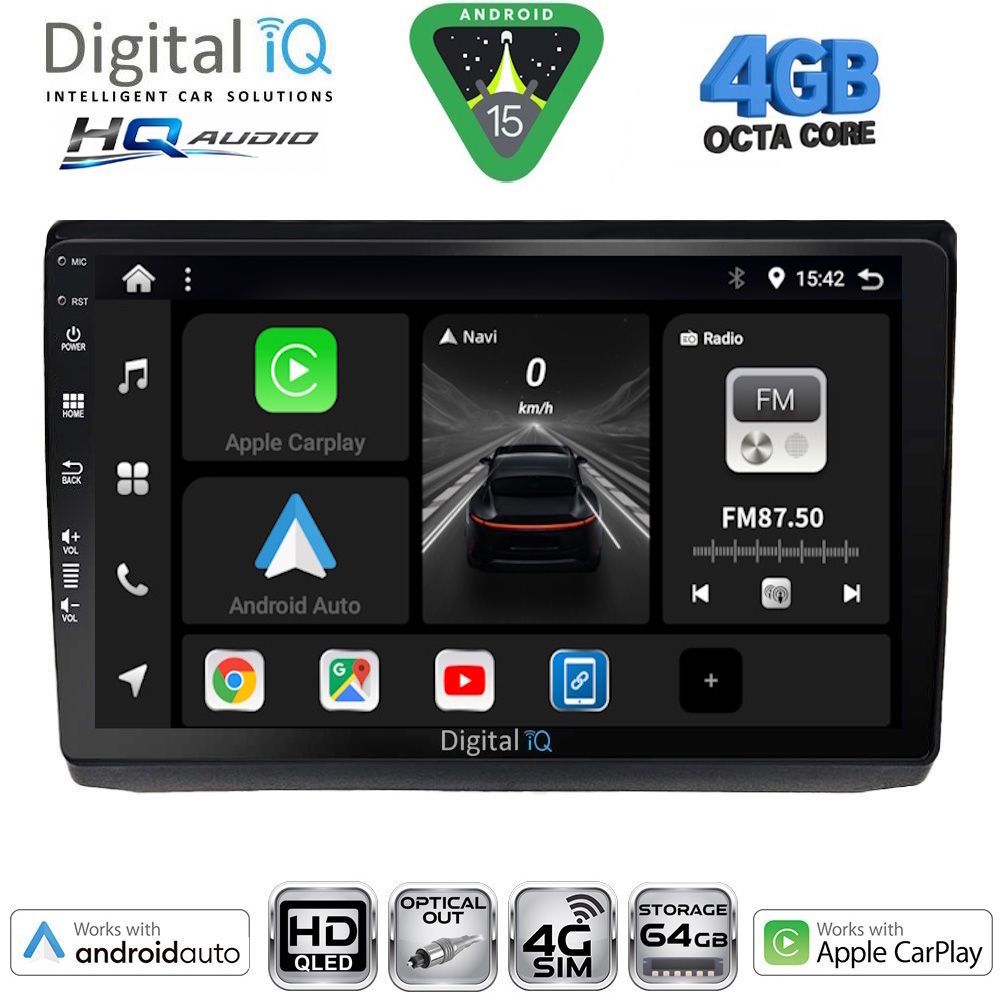 BXK19558-15 DIGITAL IQ BXK 19558_CPAA (10inc) MULTIMEDIA TABLET for OPEL VIVARO – RENAULT TRAFIC - NISSAN PRIMASTAR mod. 2004-2015 - Image 1