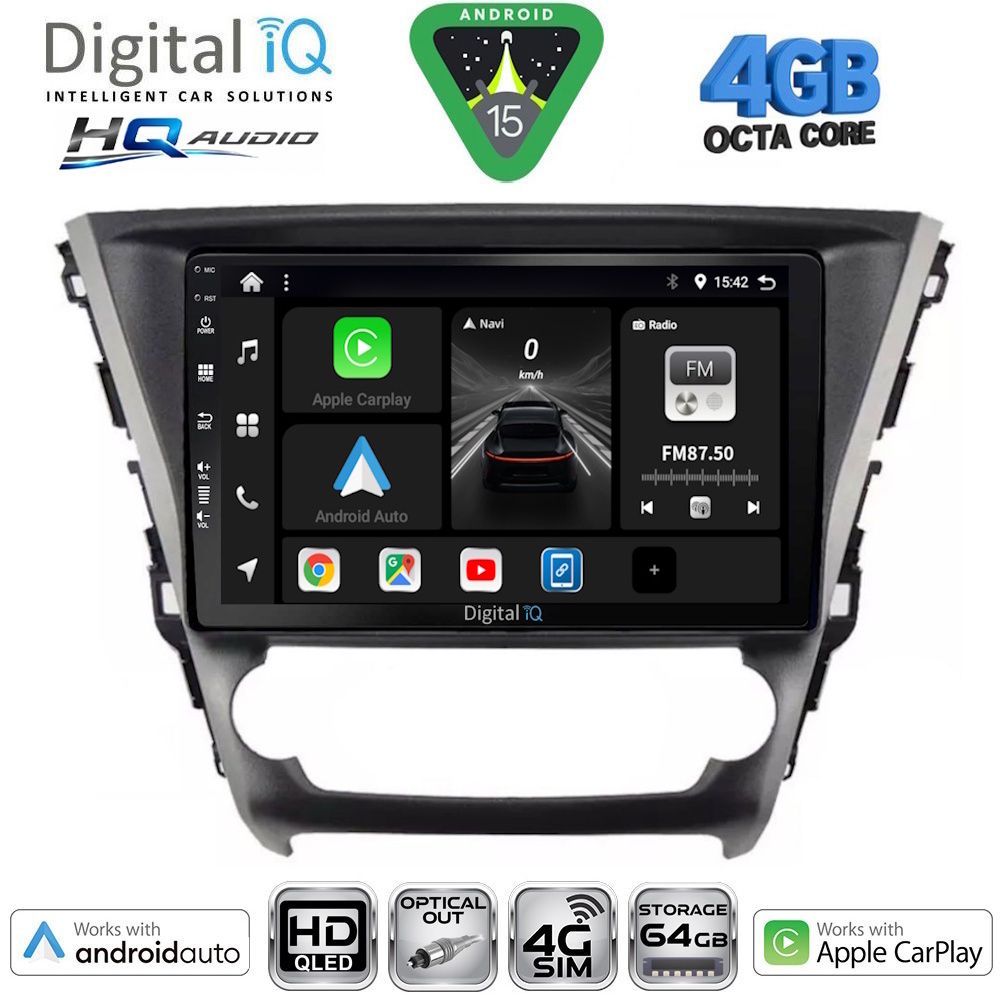 BXK19706-15 DIGITAL IQ BXK 19706_CPAA (10inc) MULTIMEDIA TABLET for TOYOTA AVENSIS mod. 2016-2019 - Image 1