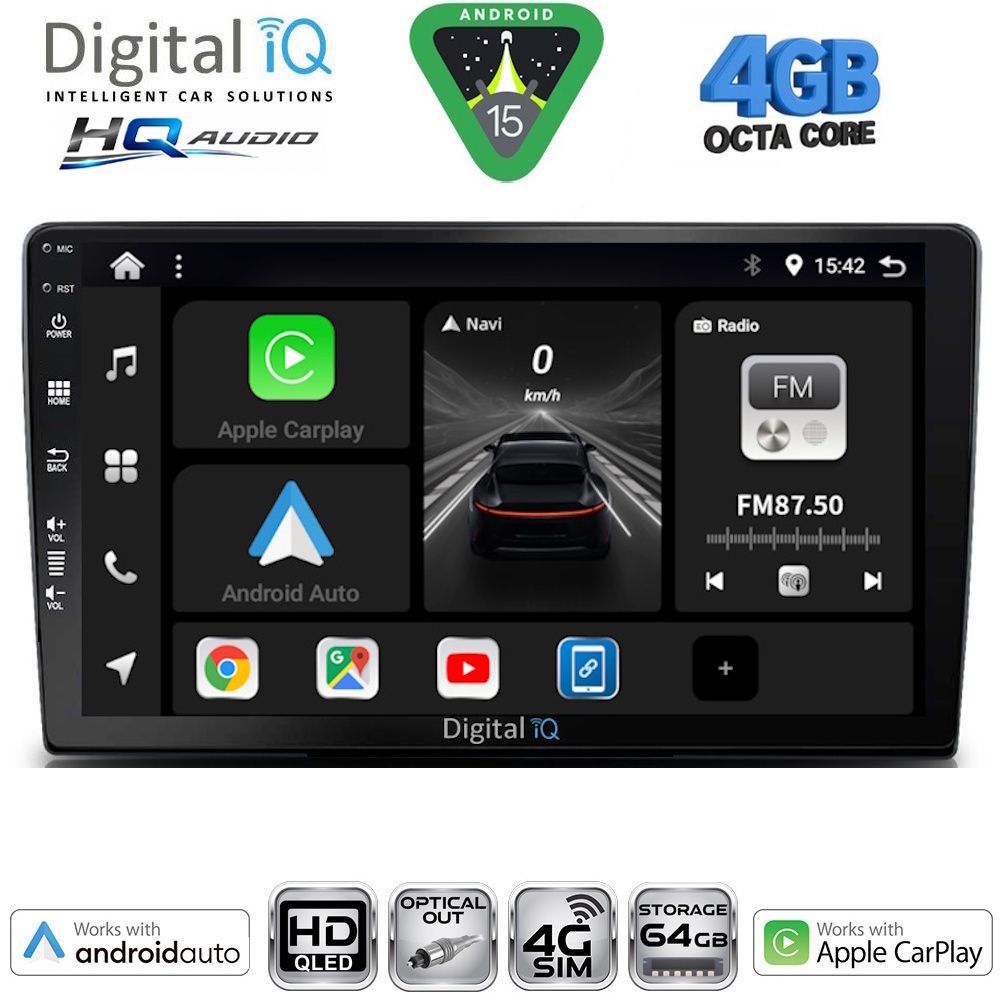 BXK19722-15 DIGITAL IQ BXK 19722_CPAA (9inc) MULTIMEDIA TABLET for TOYOTA LANDCRUISER mod. 1998-2003 - Image 1