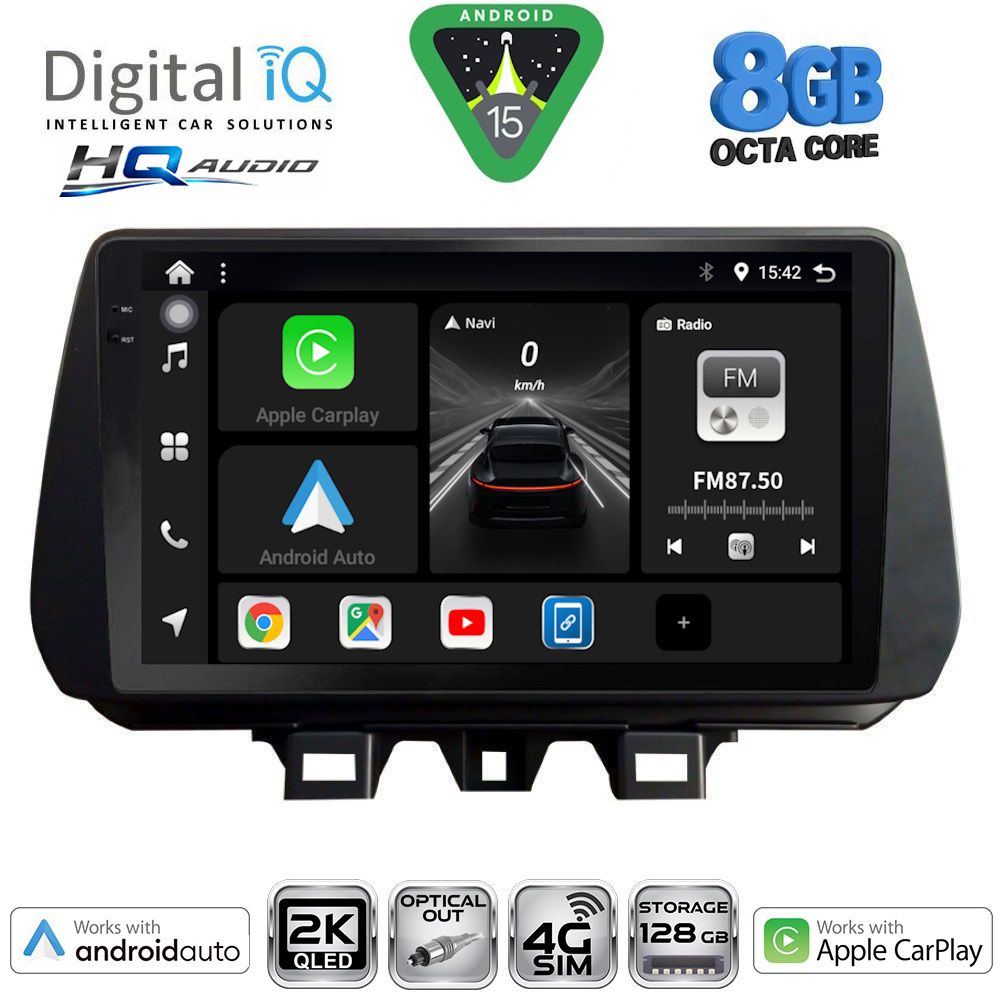 BXK20244_15-1 DIGITAL IQ BXK 20244_CPAA (9inc) MULTIMEDIA TABLET for HYUNDAI TUCSON mod. 2019-2023 - Image 1