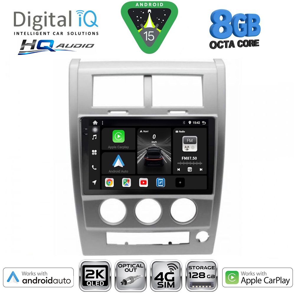 BXK20270_15 DIGITAL IQ BXK 20270_CPAA (10inc) MULTIMEDIA TABLET for JEEP CHEROKEE – LIBERTY mod. 2007-2014 - Image 1