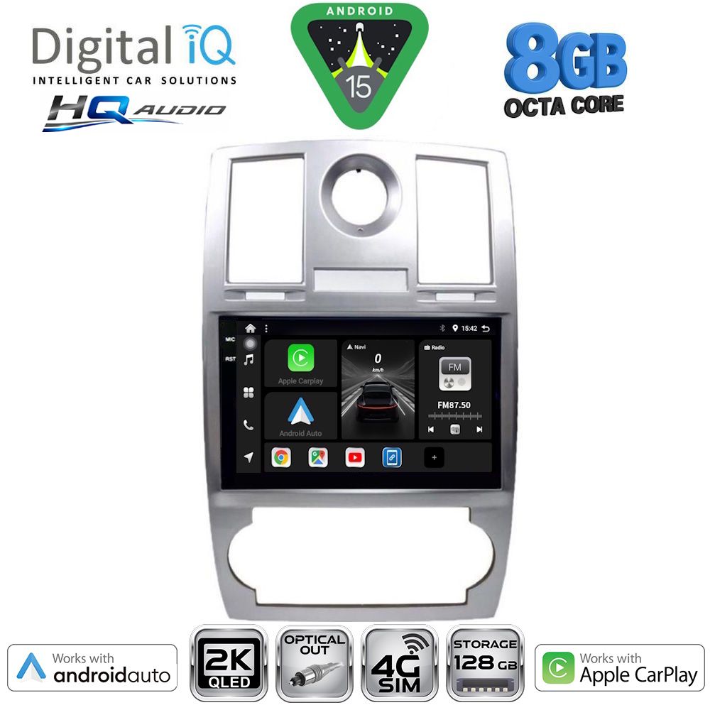 BXK20285_15 DIGITAL IQ BXK 20285_CPAA (9inc) MULTIMEDIA TABLET for CHRYSLER 300C mod. 2005-2010 - Image 1