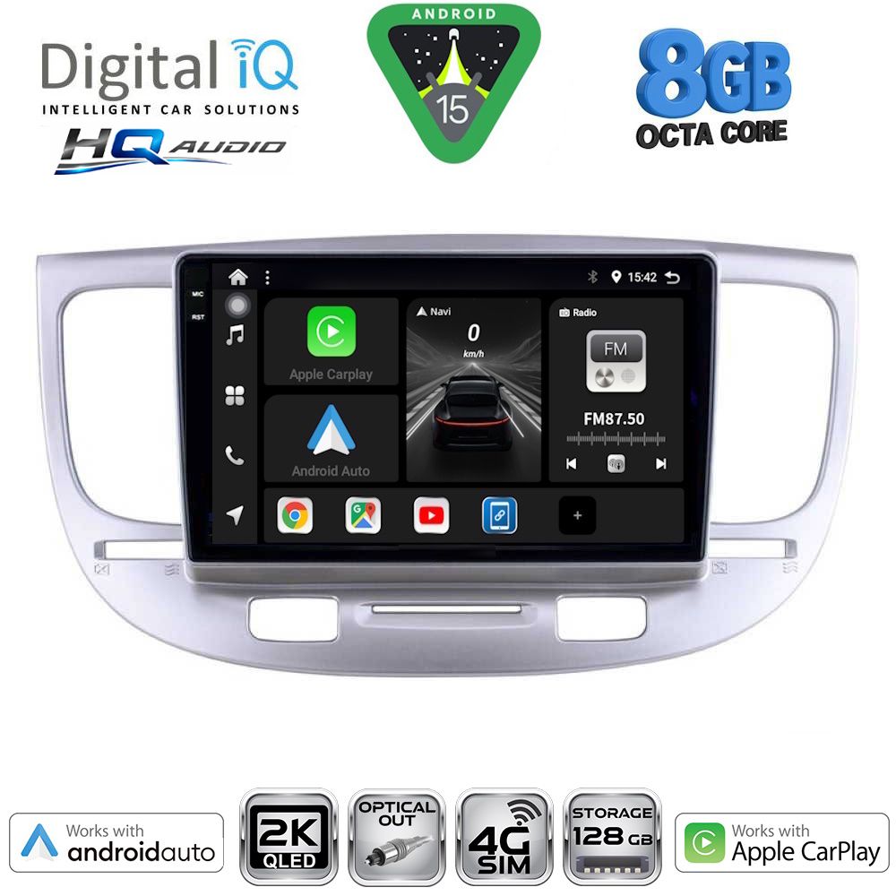 BXK20313_15-1 DIGITAL IQ BXK 20313_CPAA (9inc) MULTIMEDIA TABLET for KIA RIO mod. 2005-2011 - Image 1