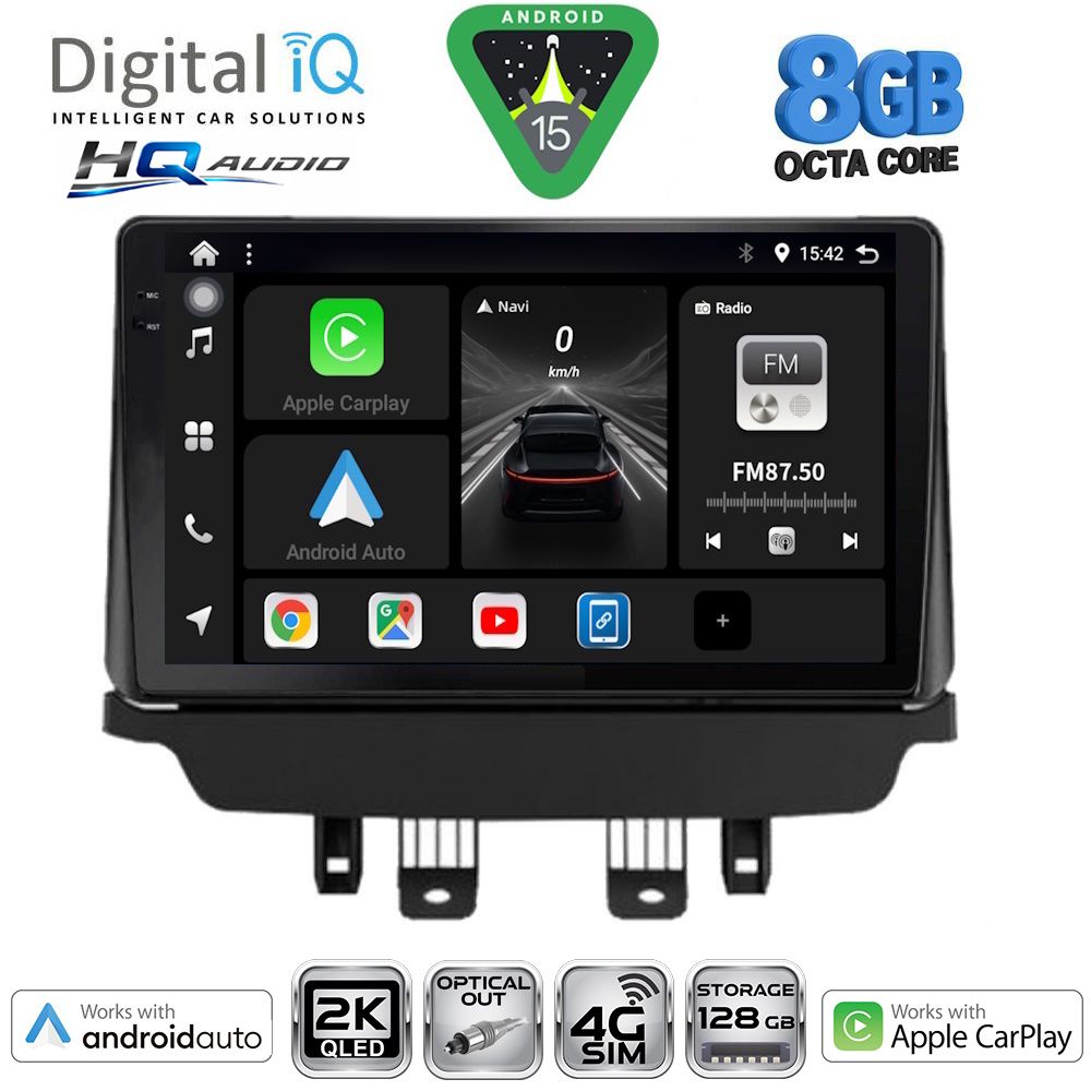 BXK20384_15 DIGITAL IQ BXK 20384_CPAA (9inc) MULTIMEDIA TABLET for MAZDA CX3 mod. 2014-2023 - Image 1