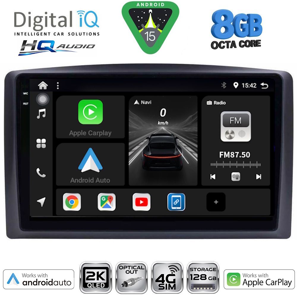 BXK20421_15 DIGITAL IQ BXK 20421_CPAA (10inc) MULTIMEDIA TABLET for MERCEDES VITO – VIANO (W447) mod. 2015-2022 - Image 1
