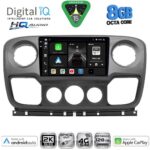 DIGITAL IQ BXK 20463_CPAA (10inc) MULTIMEDIA TABLET for NISSAN NV400 - OPEL MOVANO - RENAULT MASTER mod. 2010-2020