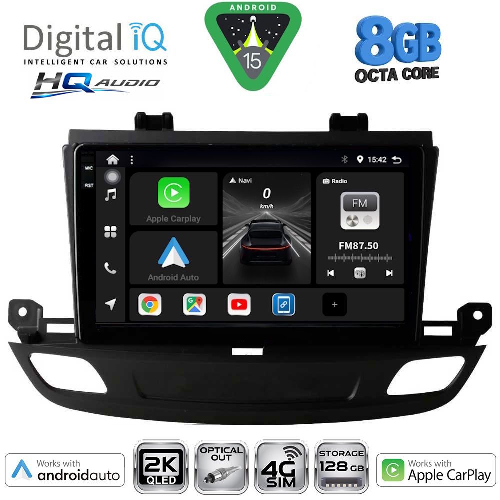 BXK20493_15 DIGITAL IQ BXK 20493_CPAA (9inc) MULTIMEDIA TABLET for OPEL INSIGNIA mod. 2018-2024 - Image 1