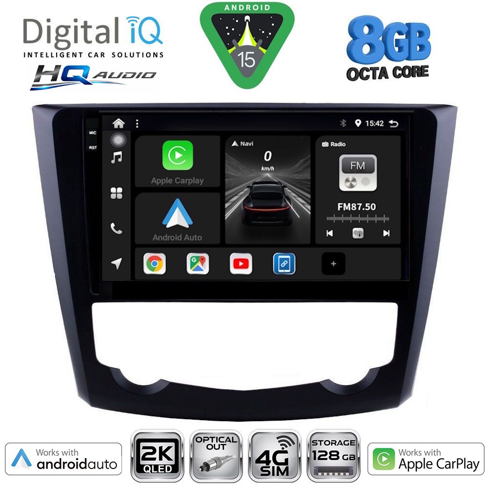 BXK20549_15 DIGITAL IQ BXK 20549_CPAA (9inc) MULTIMEDIA TABLET for RENAULT KADJAR mod. 2015-2022 - Image 1