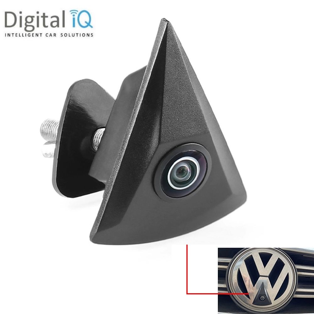 CAM8170 DIGITAL IQ CAMERA QS8063 (AHD-NTSC) FRONT CAMERA for VW PASSAT - TIGUAN mod. 2009-2012 (43mm) - Image 1