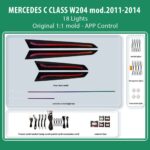 DIQ AMBIENT BENZ BC17D4 (Digital iQ Ambient Light for Mercedes C (W204) mod. 2011-2014 with 18 Lights)