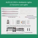 DIQ AMBIENT AUDI A3 (8Y) DYN mod. 2021-2026 (Digital iQ Ambient Light for Audi A3 (8Y) mod. 2021-2026 with 22 Lights) - Image 4