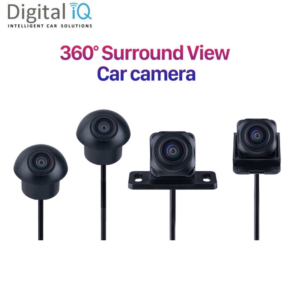 DIQ360 DIGITAL IQ CAM 360° - SET 4 CAMERAS ΠΑΝΟΡΑΜΙΚΗΣ ΘΕΑΣΗΣ (360ο BIRDVIEW) για οθόνες ANDROID DIGITAL IQ σειράς BXF-BXK - Image 1